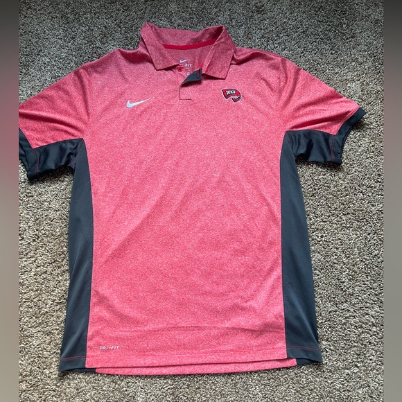 Nike Other - WKU Western Kentucky University Men’s NIKE Dri Fit Collared Shirt Polo